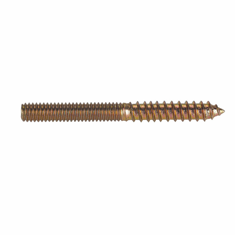Hanger Bolt - Steel - 8 Pack - Thread Size:1/4"-20 TPI - Length:3"